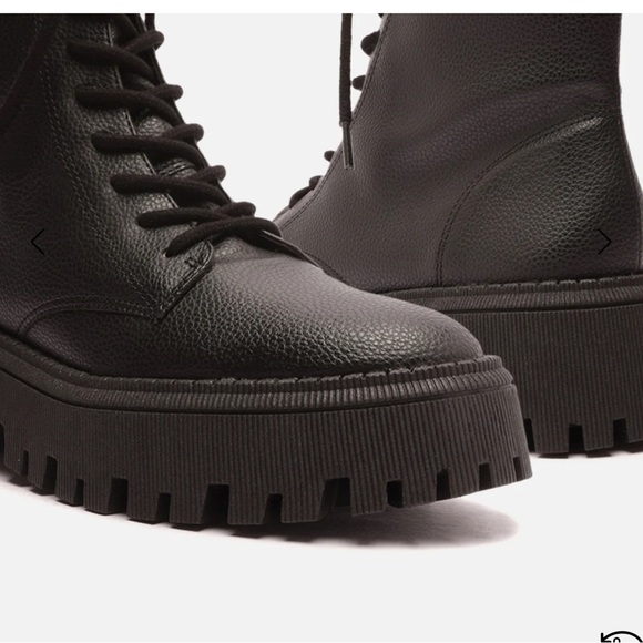 Arezzo Maya Mid Tractor Combat boots Size 10 - Picture 14 of 15